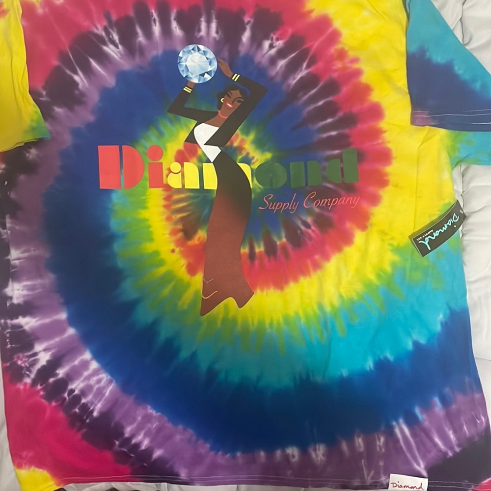 Diamond Supply Co. Tie Dye Tee Shirt